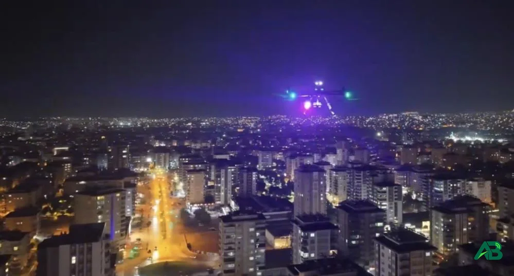 Gaziantep’te 36 dron ile havadan huzur-güven denetimi