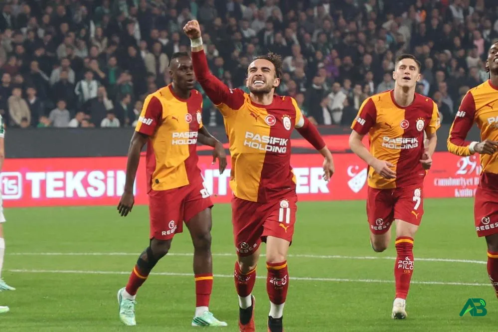 Trendyol Süper Lig: Konyaspor: 0 - Galatasaray: 2 (İlk yarı)