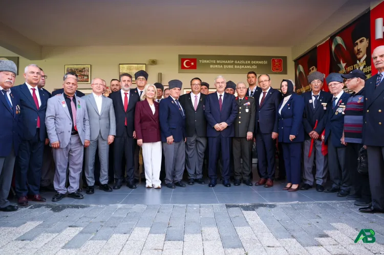 Bursa’da Gaziler Günü’nde anlamlı buluşma! Şahin Biba gaziler ve şehit yakınlarıyla bir araya geldi