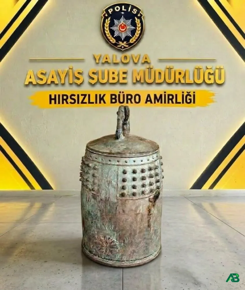 Yalova'da çalınan Japon Barış Çanı bulundu, 2 şüpheli tutuklandı